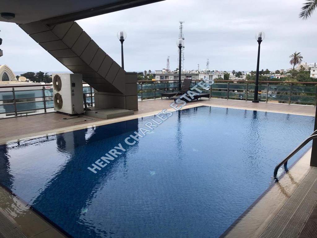 Girne Merkez kiralık penthouse
