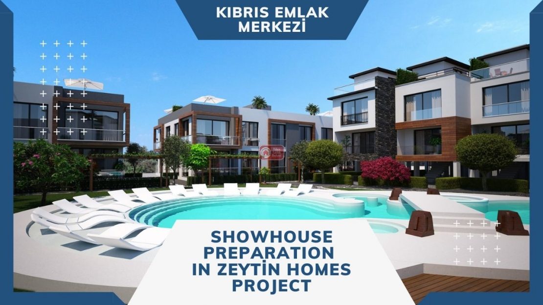 Showhouse preparation in Emyap Development Kyrenia housing project